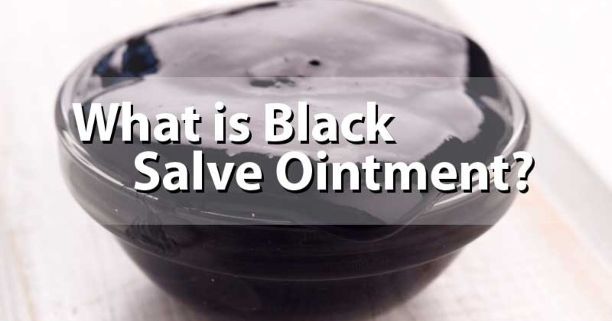 what is black salve ointment