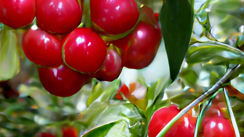 elderberry vs vitamin c - acerola cherries